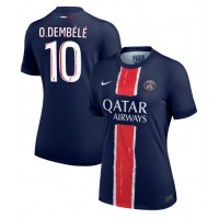 Camisa de time de futebol Paris Saint-Germain Ousmane Dembele #10 Replicas 1º Equipamento Feminina 2024-25 Manga Curta